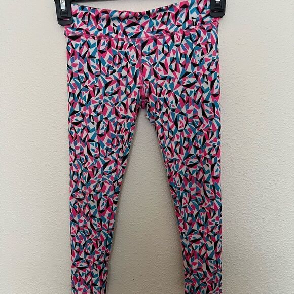 Girls Nike Leggins All Over Print Size 6 Great Condition - Picture 1 of 4